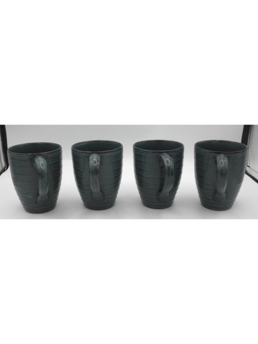 Studio Midnight Blue by 222 Fifth Stoneware Mug Set of 4 Pattern code: 22FSTUMB - Picture 2 of 9